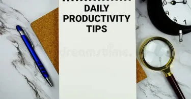daily productivity tips