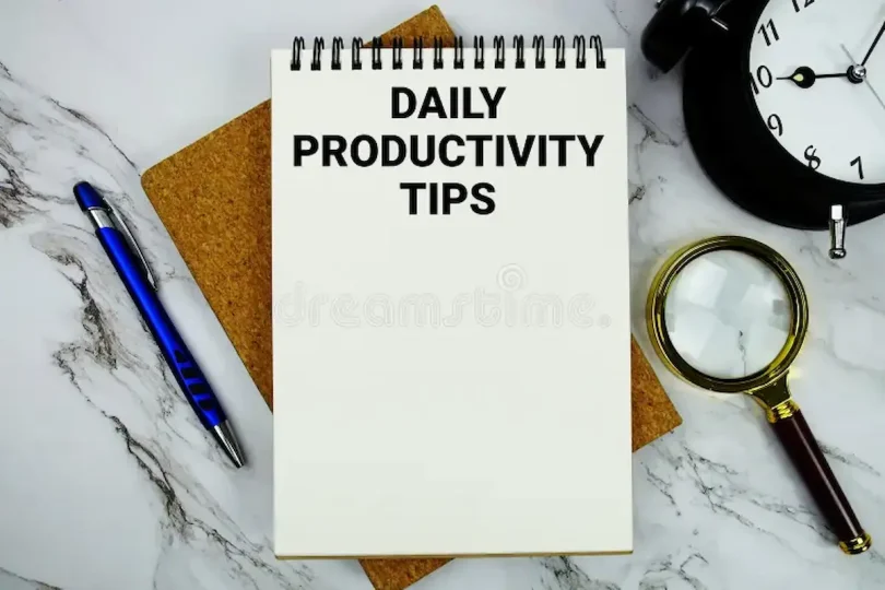 daily productivity tips