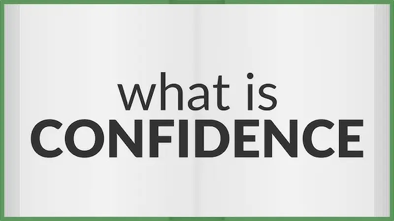 what is confidence